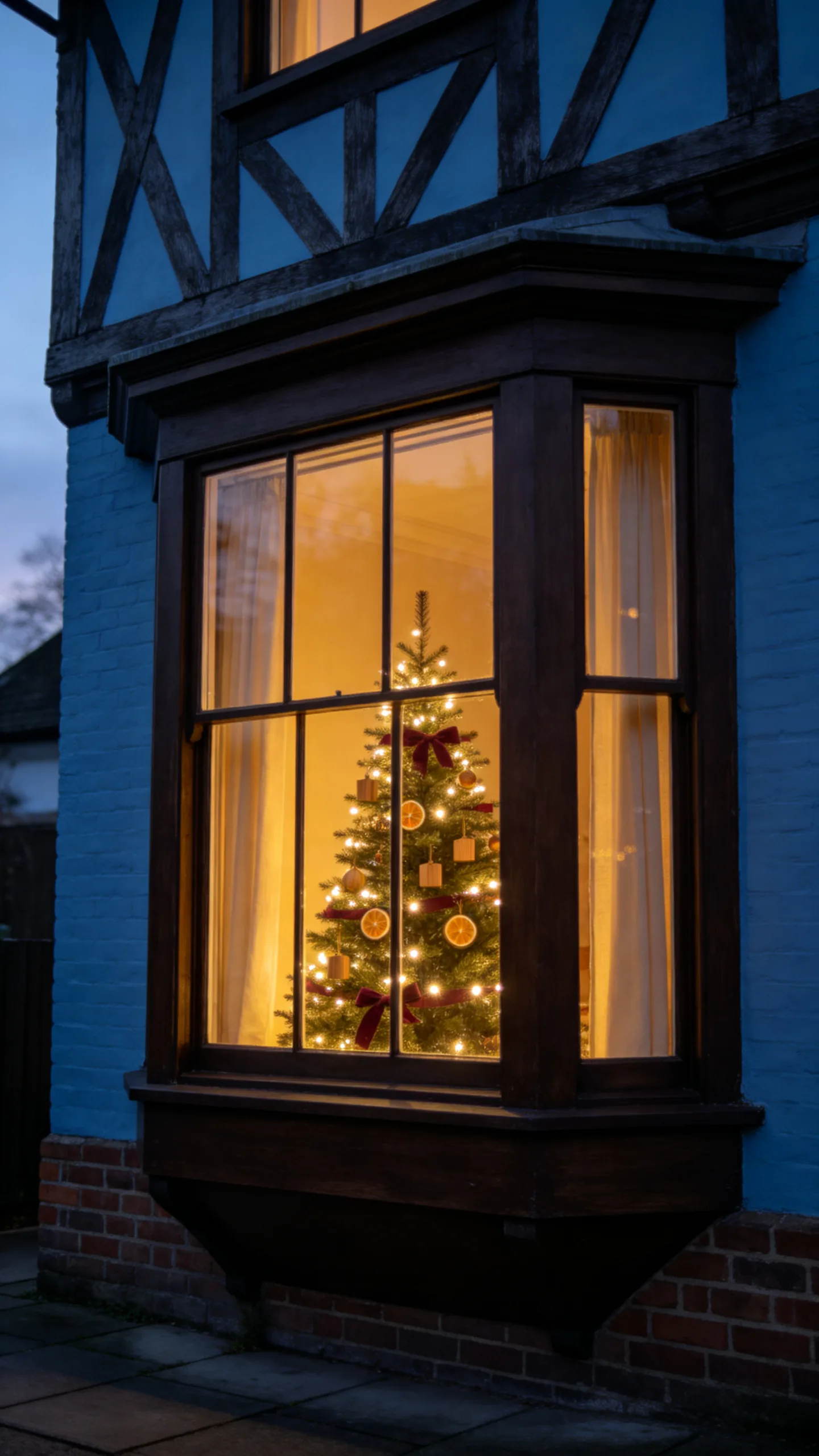 19. Place a Christmas Tree in a Visible Front Window