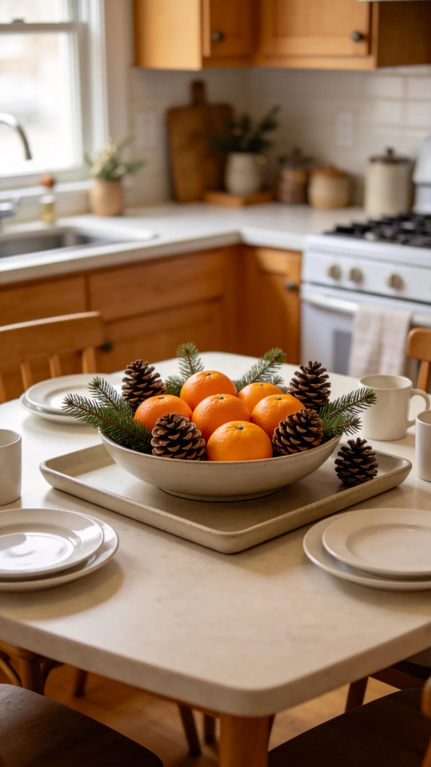 25. Center the Breakfast Nook With a Low Functional Arrangement