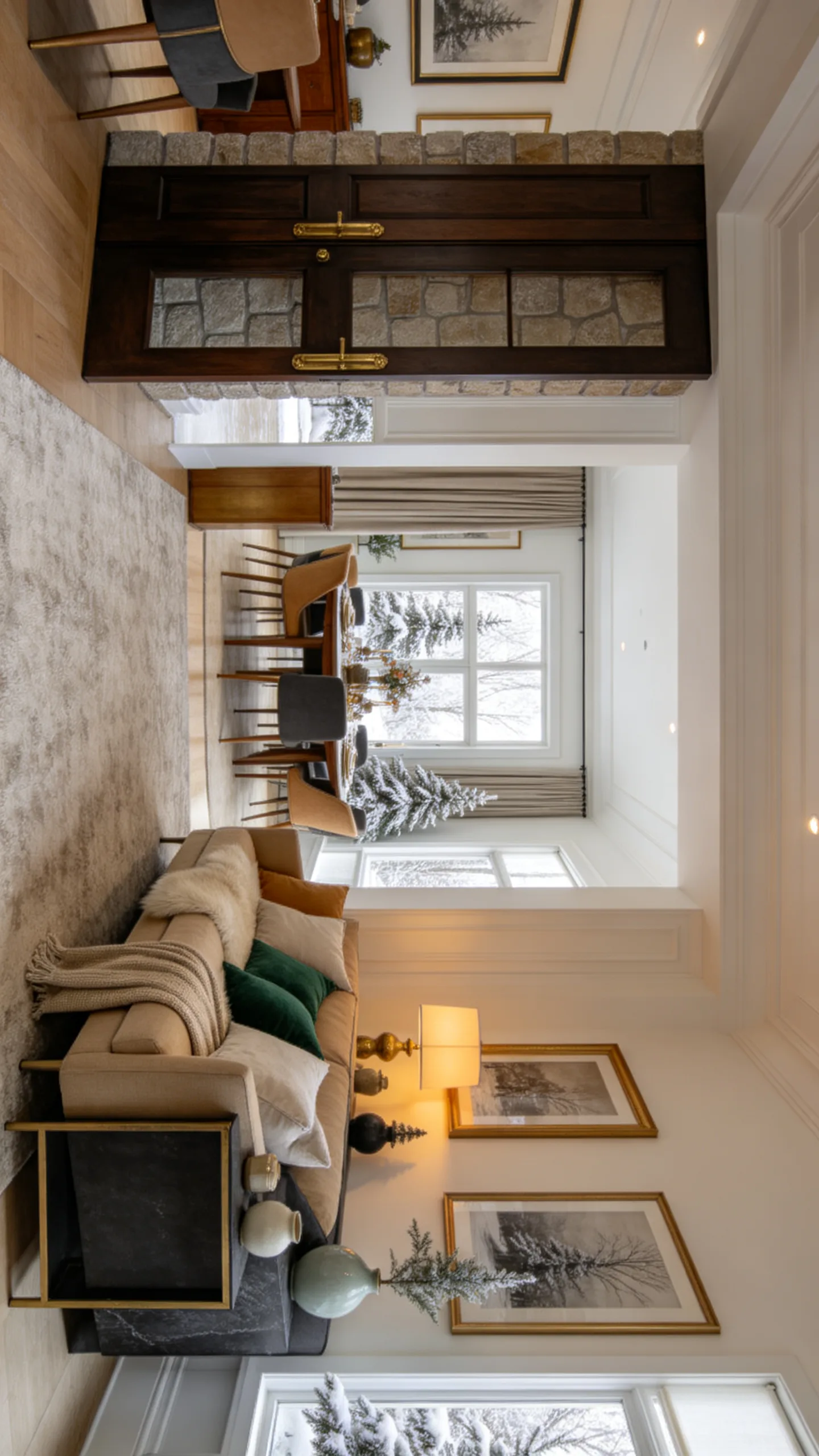25. Finish the Whole Home With a Restrained Winter Palette